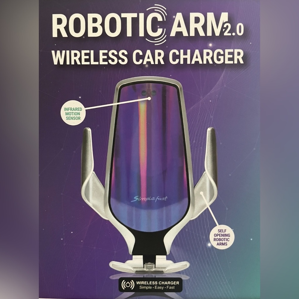 Robotic Arm Wireless Car Charger ~New~